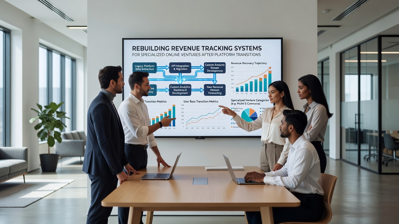 Data migration workflow diagram for revenue systems